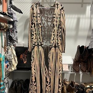 Sequin Duster Cardigan